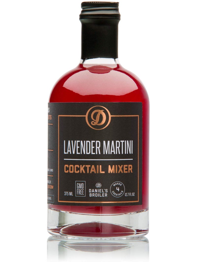 Daniel’s Broiler, Lavender Martini Cocktail Mixer, Straight from our Steakhouse, Just Add Spirits & Garnish, Small Batch Craft Cocktails made with Lavender, Lemon, Cranberry & Organic Sugar (375 ml) - Image 2